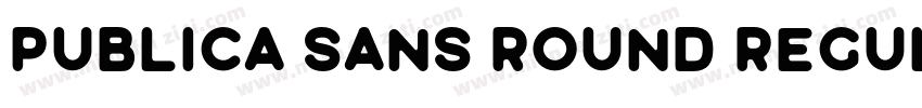 Publica Sans Round Regular Italic字体转换